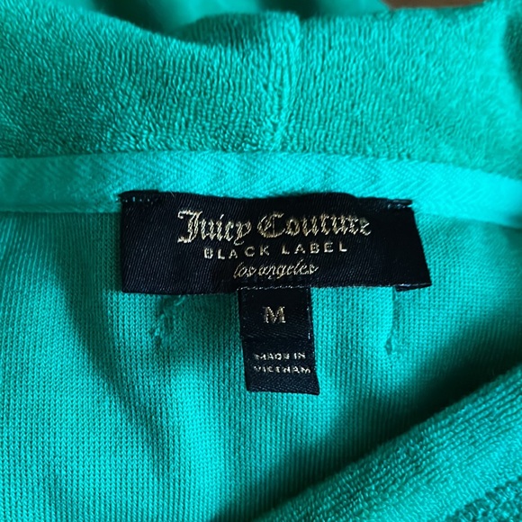 Juicy Couture Green Terry Hoodie - Picture 4 of 4